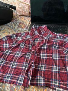 Check Crop Shirt
