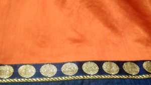 Elegant Orange Saree