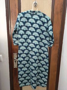 Blue Cotton Kurta
