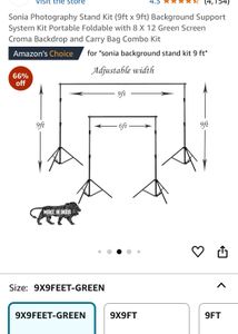 SONIA PHOTOGRAPHY STAND KIT