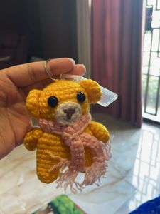 Crochet Bear Keychain