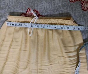 Ladies Tan Palazzo Pants