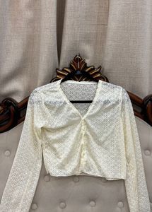 Lace Long Sleeve Top