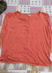 Coral Pom Tshirt