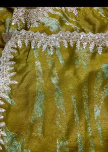 Cut Work Saree