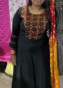 Backless Navratri Gown Full Length