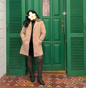 Elegant Tan Trench Coat