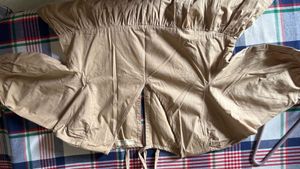 Beige Babydoll Dress