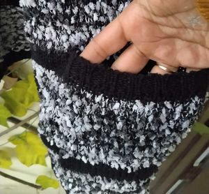 Striped Knit Cardigan