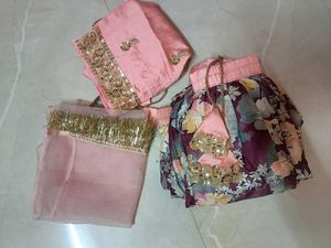 🆕Floral Lehenga Choli dupatta Set