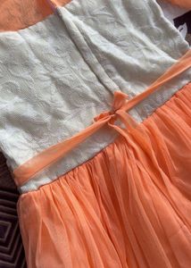 Peach Tulle Party Dress🎀