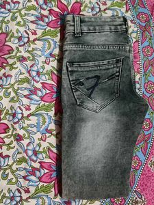 Gray Denim Jeans