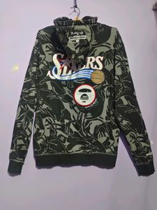 BAPE x Sixers Camo Hoodie limited edition