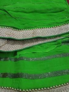 Green Saree