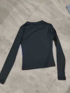 Grey Full Sleeve Top