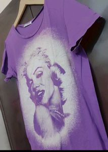 Purple🟣 T-shirt For Girl Or Women 38 Bust