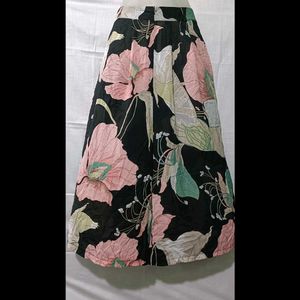 Floral Print Palazo Skirt 🩷