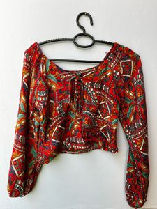 Cute Jaipuri Crop Top