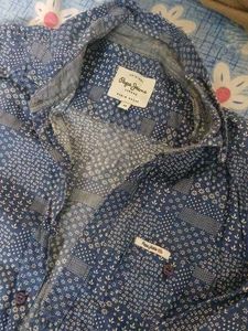 Stylish Blue Patterned Shirt