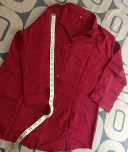 Mahroon Shirt For Women
