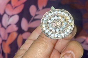 Silver adjustable ring