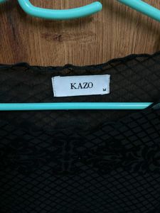 Elegant Black Lace Top