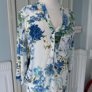 ZARA Floral Print Top