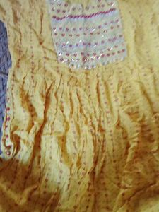 Yellow Embroidered Dress