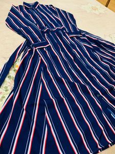 Striped Shirt Dress