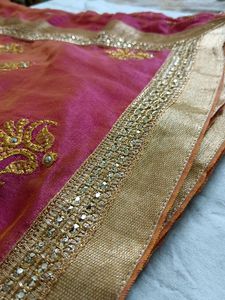 Two Shaded Banarasi Silk Saree
