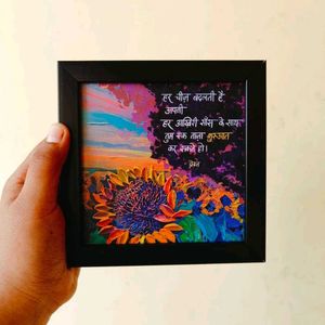 5 Mini Black Blank Photo Frame