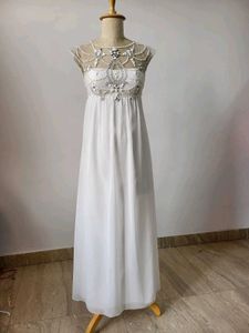 Chiffon Embellished Gown