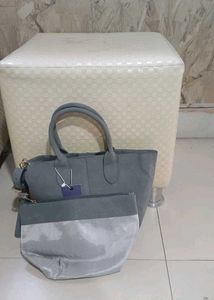 Brand New Tote Bag With Pouch