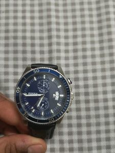 Fossil Blue Dial Watch