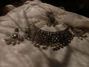Diamond Coker/ Necklace With Earrings Sets