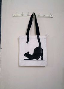 Cat Print Tote Bag