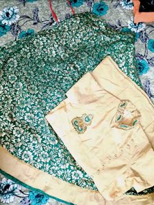 Green Lehenga Choli Set