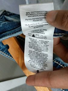(34) Blue Straightfit Jeans