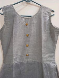Beautiful Grey Gown With Jacket