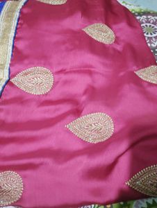Elegant Silk Pink Saree