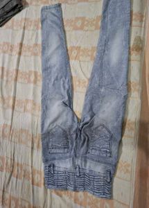 Light Blue High Waisted Fitted Jeans