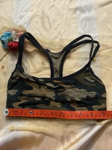 Army Print Sports Wear Bra