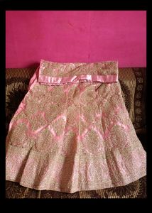 Pink Embroidered Lehenga