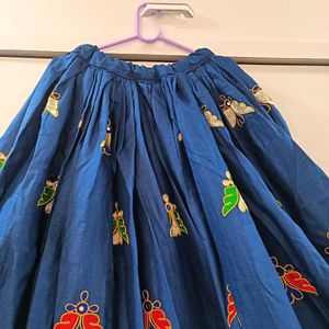 Navratri Blue Chaniya Choli