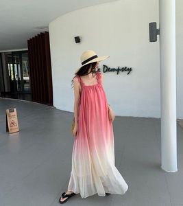Pink Ombre Maxi Dress