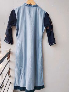 Pakistani Suit Blue Shaded Dress