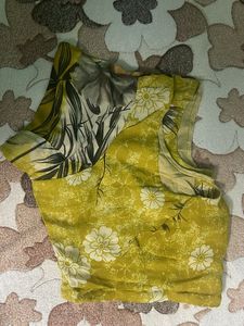 Floral Print saree