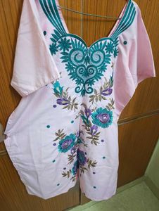 Embroidered Pink suit