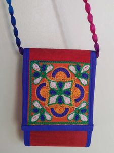 Traditional Red Sling Bags For Women