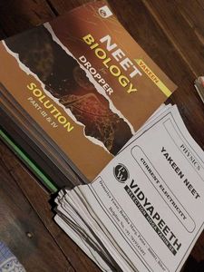 NEET Prep Books -Yakeen Dropper &amp; Some PW Sheets